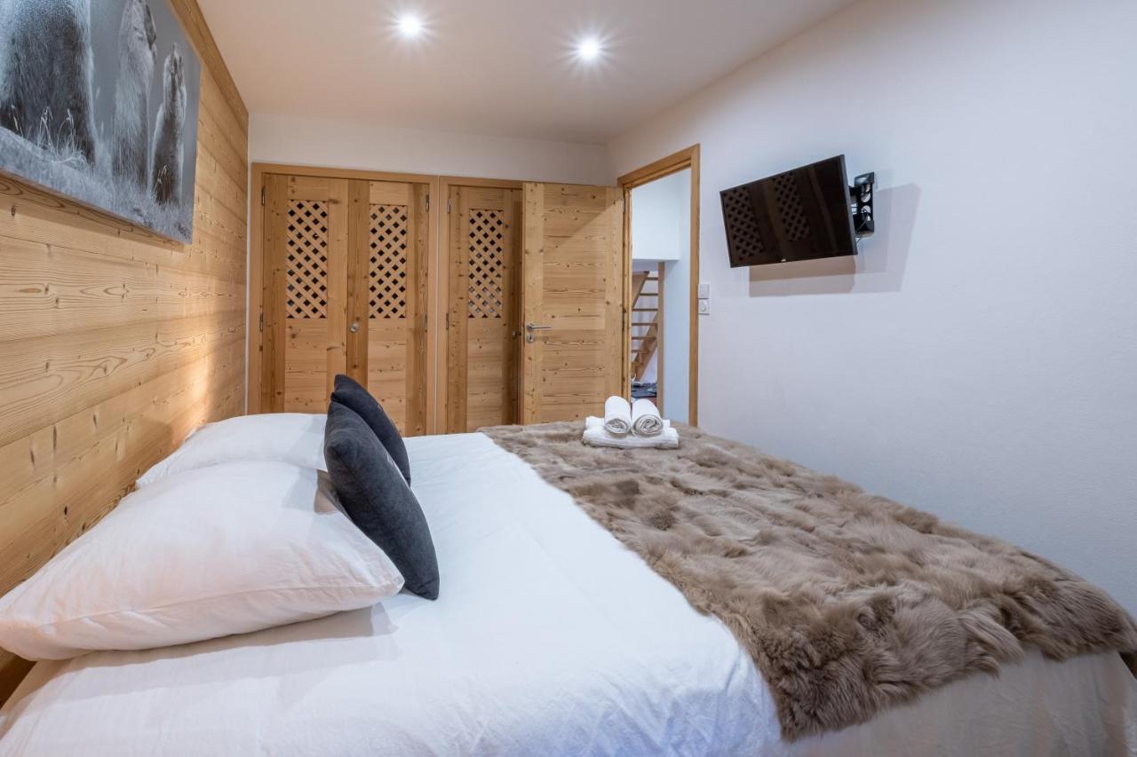 Chalet Teddy Bear 3 Chambres, Au Coeur De St Gervais 圣热尔韦莱班 外观 照片