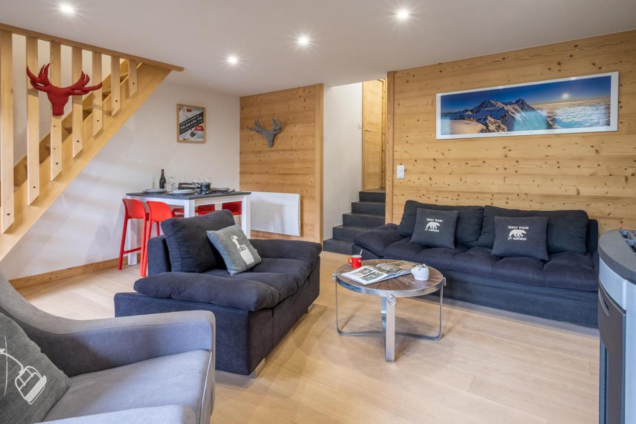 Chalet Teddy Bear 3 Chambres, Au Coeur De St Gervais 圣热尔韦莱班 外观 照片