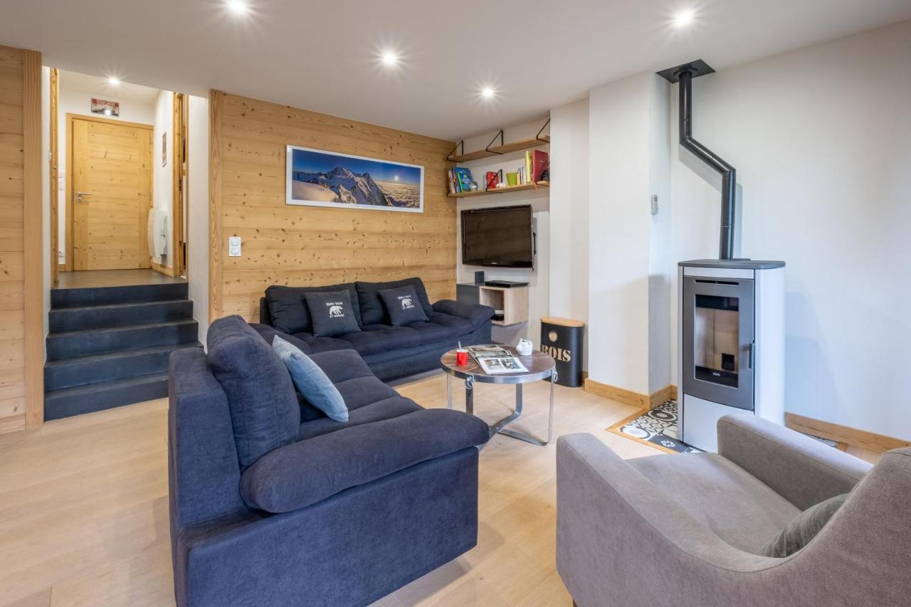 Chalet Teddy Bear 3 Chambres, Au Coeur De St Gervais 圣热尔韦莱班 外观 照片
