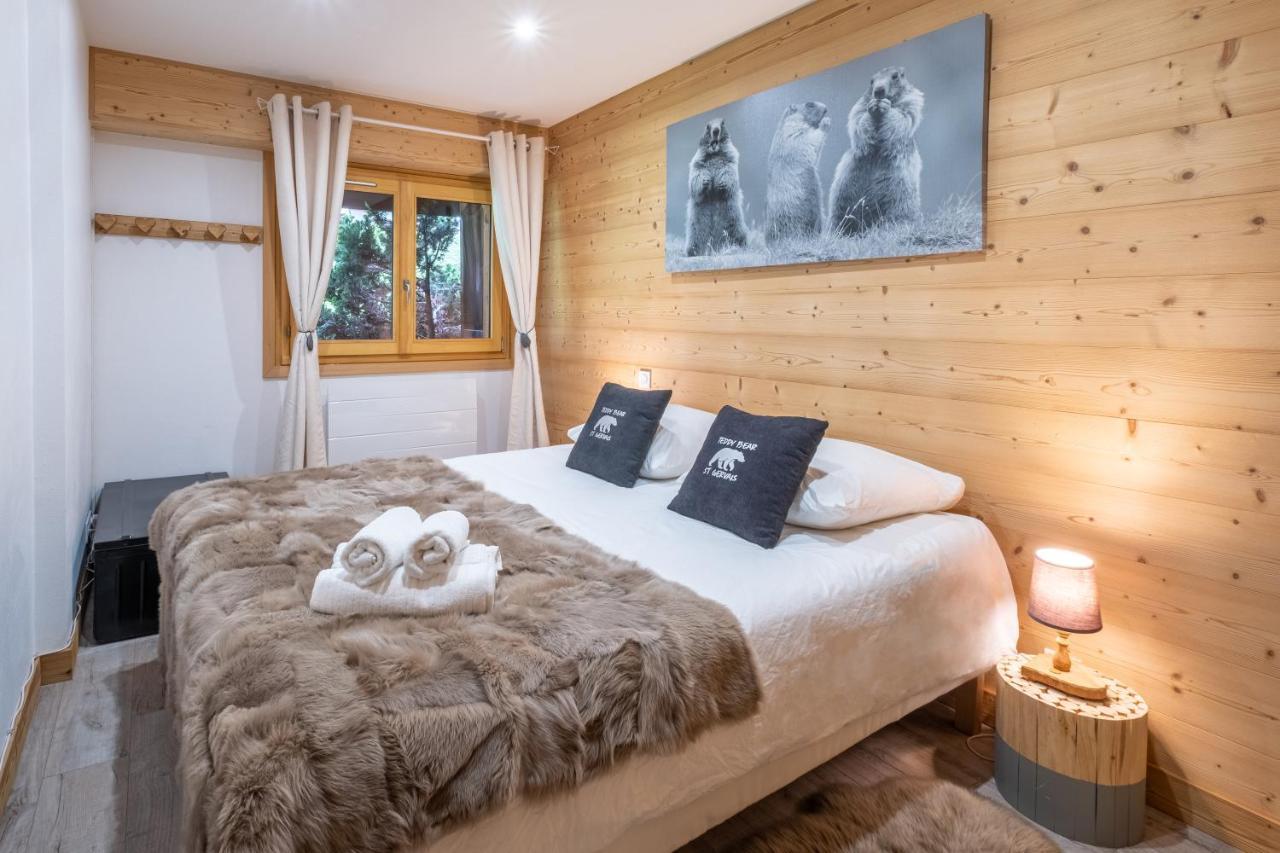 Chalet Teddy Bear 3 Chambres, Au Coeur De St Gervais 圣热尔韦莱班 外观 照片