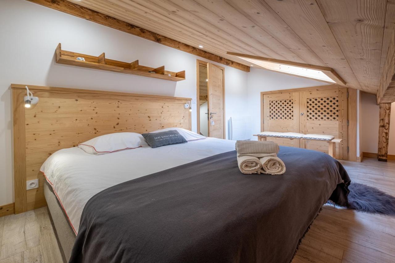 Chalet Teddy Bear 3 Chambres, Au Coeur De St Gervais 圣热尔韦莱班 外观 照片