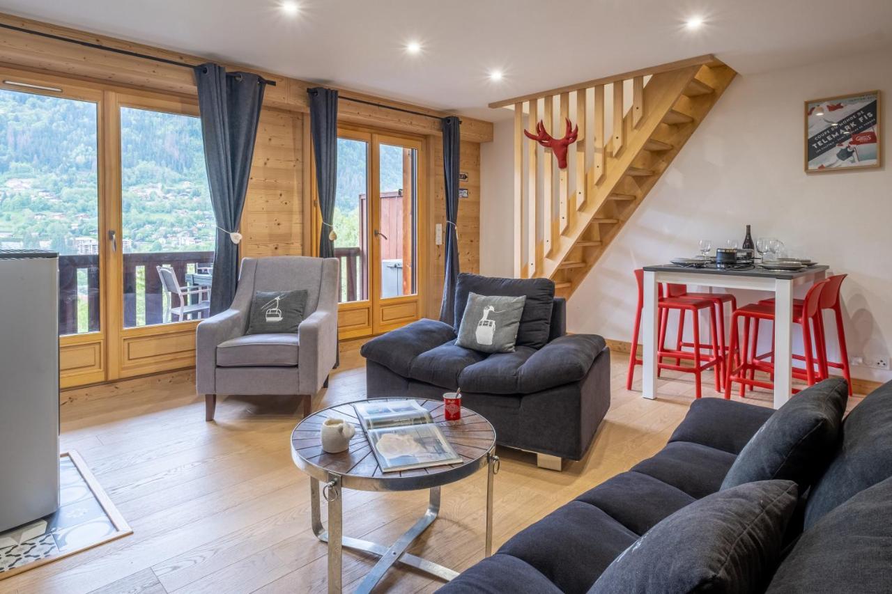 Chalet Teddy Bear 3 Chambres, Au Coeur De St Gervais 圣热尔韦莱班 外观 照片
